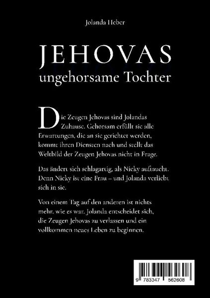 Produktbild: Jehovas ungehorsame Tochter