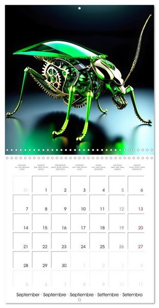Produktbild: Mechanical Insects (Wall Calendar 2026 12 &times; 12 Inch) CALVENDO 12 Month Wall Calendar