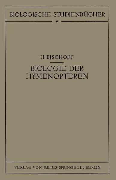 Produktbild: Biologie der Hymenopteren