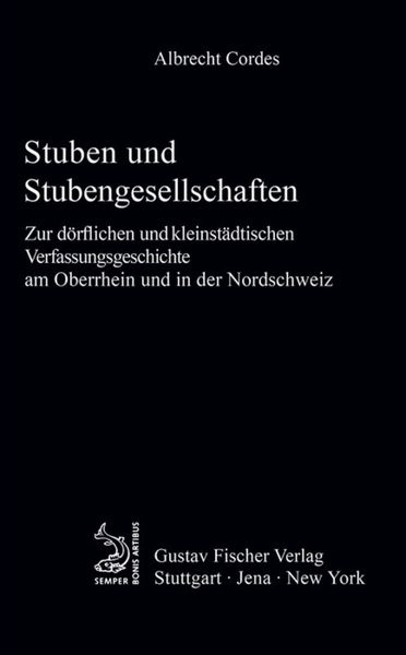 Produktbild: Stuben und Stubengesellschaften