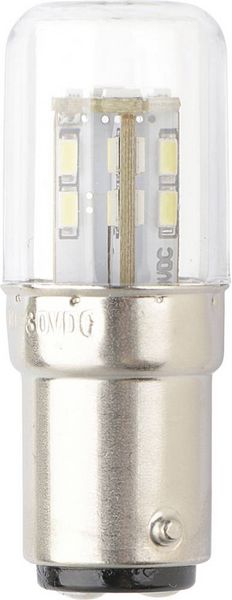 TRU COMPONENTS TC-13776152 LED-Signalleuchte Weiß BA15d 12 V/DC, 24 V/DC 200lm