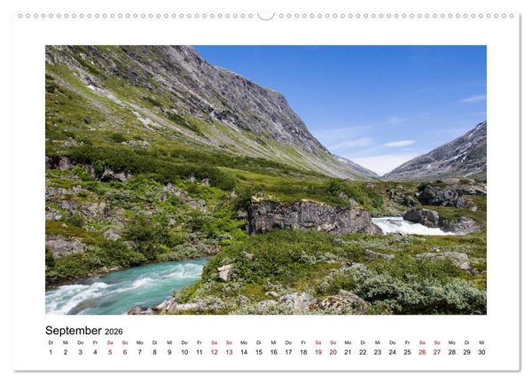 Produktbild: Norwegen - Faszination Fjordland (Wandkalender 2026 DIN A2 quer), CALVENDO Monatskalender
