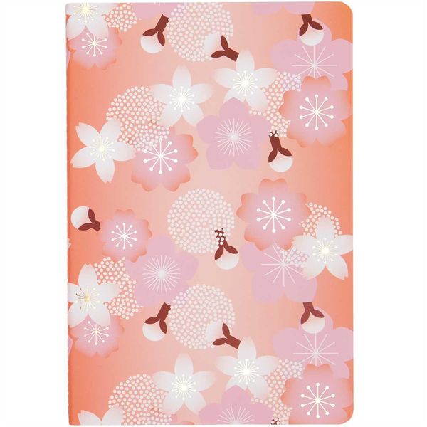 Produktbild: Notizb&uuml;cher Sakura Sakura, orange/blau MIX