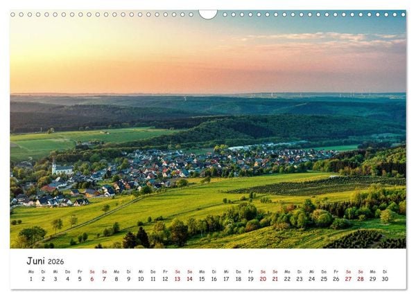 Produktbild: Das Sauerland bei Brilon aus der Vogelperspektive (Wandkalender 2026 DIN A3 quer), CALVENDO Monatskalender