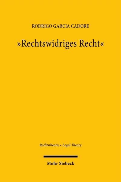 Produktbild: "Rechtswidriges Recht"