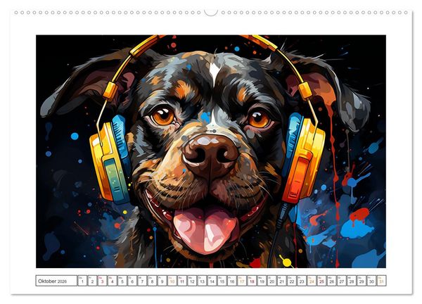 Produktbild: Musik Safari (hochwertiger Premium Wandkalender 2026 DIN A2 quer), Kunstdruck in Hochglanz