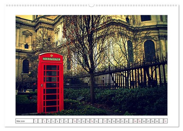 Produktbild: Neues Outfit - LONDON (hochwertiger Premium Wandkalender 2026 DIN A2 quer), Kunstdruck in Hochglanz