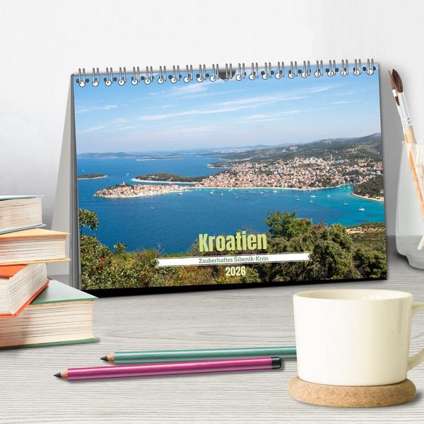 Produktbild: Kroatien - Zauberhaftes &Scaron;ibenik-Knin (Tischkalender 2026 DIN A5 quer), CALVENDO Monatskalender