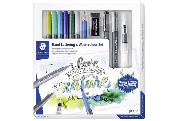 Produktbild: STAEDTLER Schreib- und Zeichbedarf Handlettering Aquarell Set, 11er Set