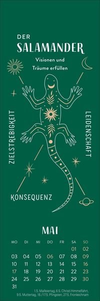 Produktbild: Krafttiere Lesezeichen & Kalender 2027