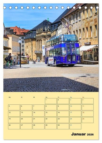 Produktbild: Bayreuth - die oberfr&auml;nkische Hauptstadt (Tischkalender 2026 DIN A5 hoch), CALVENDO Monatskalender