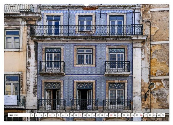 Produktbild: Bezauberndes Lissabon (hochwertiger Premium Wandkalender 2026 DIN A2 quer), Kunstdruck in Hochglanz