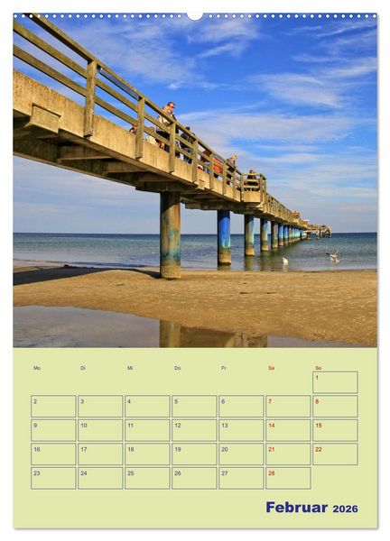Produktbild: Sehnsuchtsort Ostseebad Boltenhagen (hochwertiger Premium Wandkalender 2026 DIN A2 hoch), Kunstdruck in Hochglanz