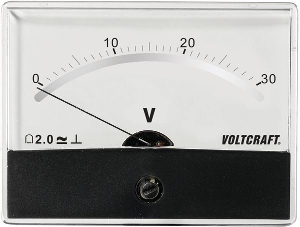 VOLTCRAFT AM-86X65/30V/DC AM-86X65/30V/DC Einbau-Messgerät AM-86X65/30V/DC Drehspule