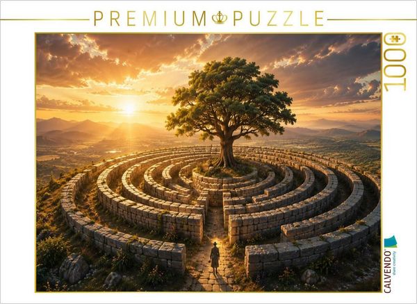 CALVENDO Puzzle Im Kreis des Lebens | 1000 Teile Lege-Größe 64x48cm Foto-Puzzle für glückliche Stunden