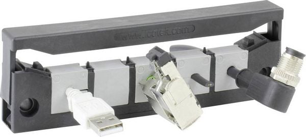 Produktbild: Icotek KEL-QUICK E5 Kabeleinf&uuml;hrungsleiste Polyamid Schwarz 1St.