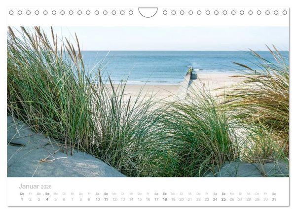 Produktbild: Einfach Borkum (Wandkalender 2026 DIN A4 quer), CALVENDO Monatskalender