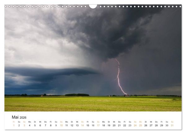 Produktbild: Faszination Gewitter (Wandkalender 2026 DIN A3 quer), CALVENDO Monatskalender