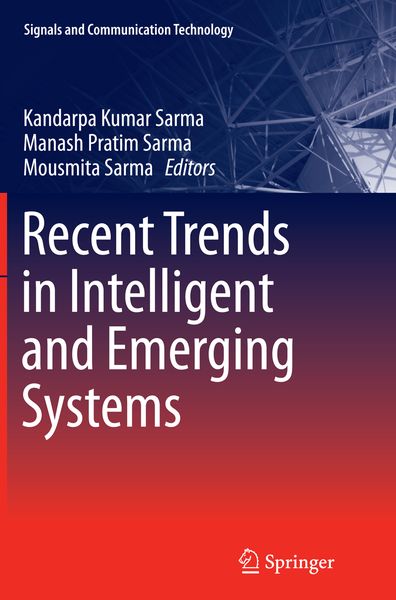 Produktbild: Recent Trends in Intelligent and Emerging Systems