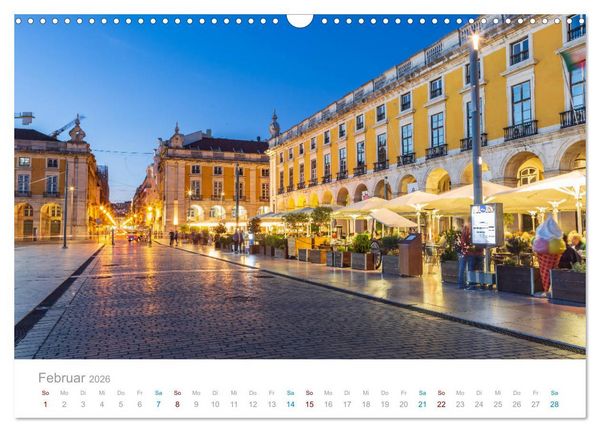 Produktbild: Lissabon - Stadt der K&ouml;nige (Wandkalender 2026 DIN A3 quer), CALVENDO Monatskalender