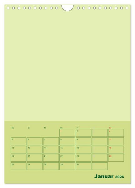 Produktbild: Bastel Terminkalender (Wandkalender 2026 DIN A4 hoch), CALVENDO Monatskalender