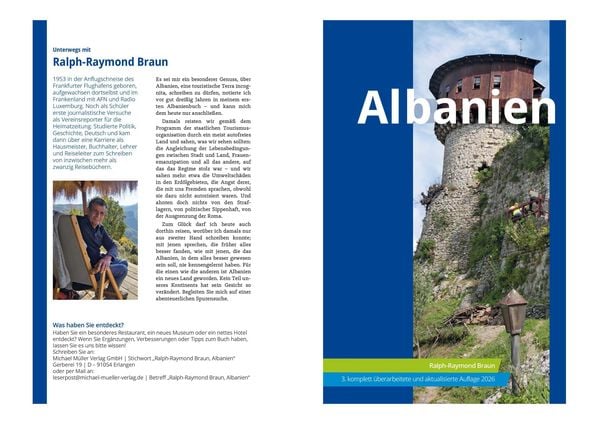 Produktbild: MICHAEL M&Uuml;LLER Reisef&uuml;hrer Albanien