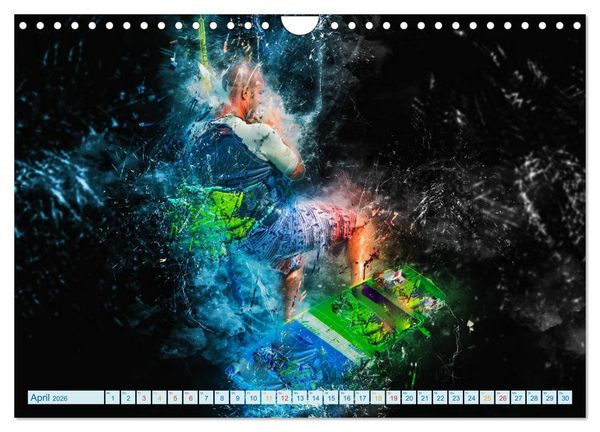 Produktbild: Kitesurfen extrem cool (Wandkalender 2026 DIN A4 quer), CALVENDO Monatskalender