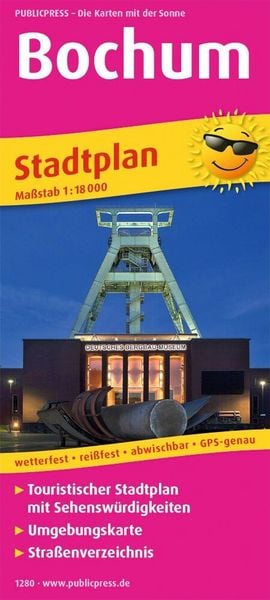 Produktbild: Publicpress Stadtplan Bochum 1:18.000