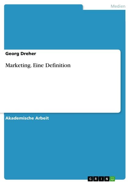 Produktbild: Marketing. Eine Definition