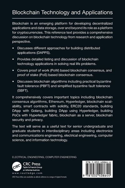 Produktbild: Blockchain Technology and Applications