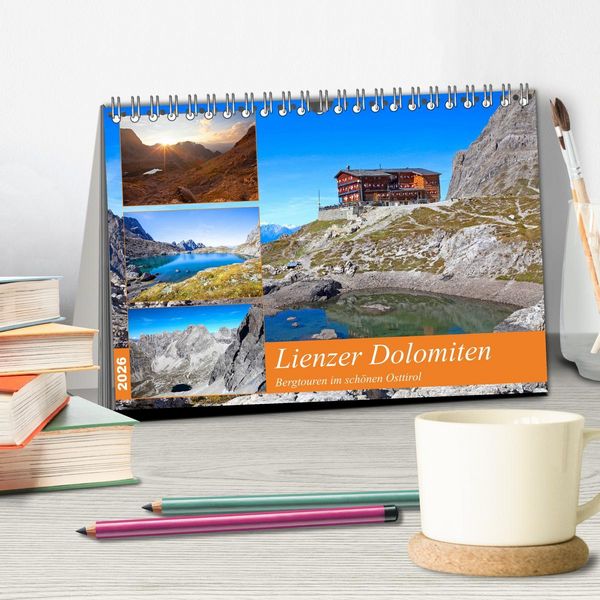 Produktbild: Lienzer Dolomiten (Tischkalender 2026 DIN A5 quer), CALVENDO Monatskalender