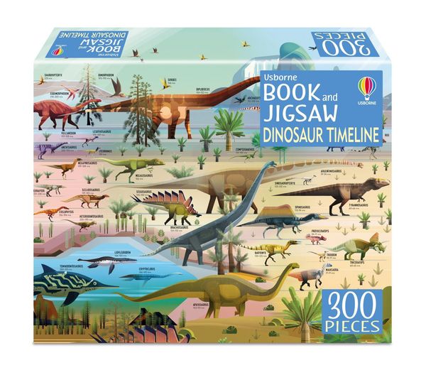 Produktbild: Usborne Book and Jigsaw Dinosaur Timeline