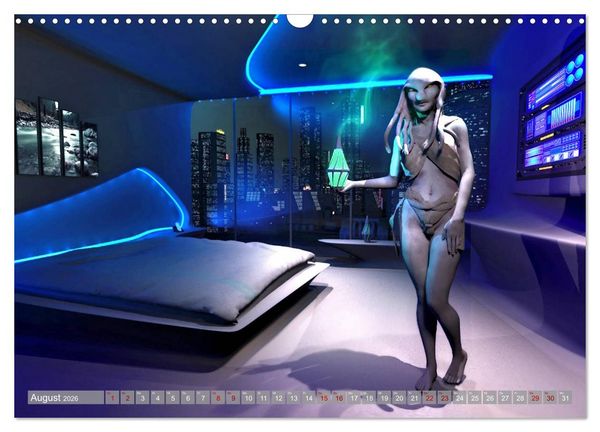 Produktbild: Science Fiction Visionen (Wandkalender 2026 DIN A3 quer), CALVENDO Monatskalender