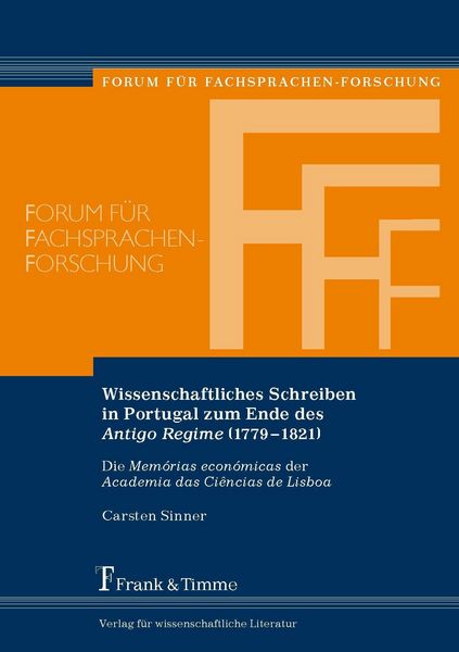 Produktbild: Wissenschaftliches Schreiben in Portugal zum Ende des 'Antigo Regime' (1779-1821)