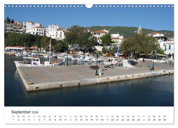 Produktbild: Sporadeninsel Skiathos (Wandkalender 2026 DIN A3 quer), CALVENDO Monatskalender