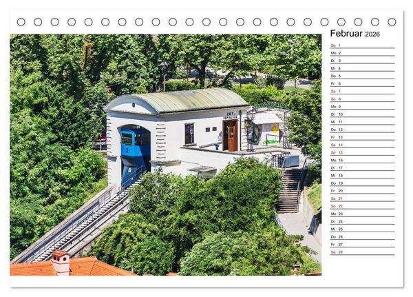 Produktbild: Ein Wochenende in Zagreb (Tischkalender 2026 DIN A5 quer), CALVENDO Monatskalender