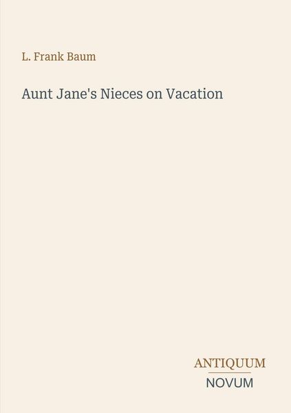 Produktbild: Aunt Jane's Nieces on Vacation