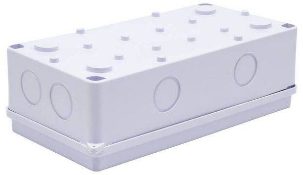 Produktbild: TRU COMPONENTS TC-RB 200x100x70 TC-10239104 Installations-Geh&auml;use ABS Kunststoff Wei&szlig; 1St.