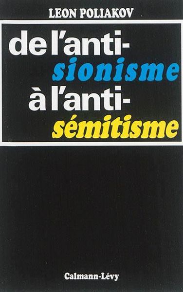 Produktbild: De l antisionisme a l antisemitisme