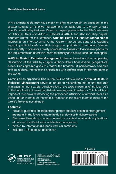 Produktbild: Artificial Reefs in Fisheries Management
