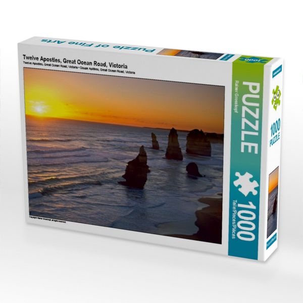 Produktbild: CALVENDO Puzzle Twelve Apostles, Great Ocean Road, Victoria | 1000 Teile Lege-Gr&ouml;&szlig;e 64x48cm Foto-Puzzle f&uuml;r gl&uuml;ckliche Stunden
