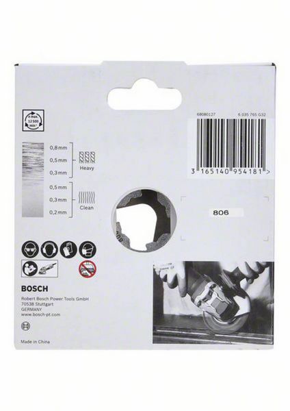Produktbild: Bosch Accessories Scheibenb&uuml;rste Clean for Metal X-LOCK, gewellt, 115 mm, 0,3 mm 2608620732 1 St.