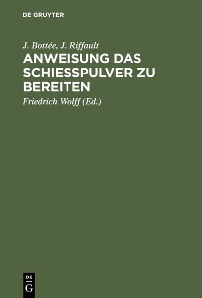 Produktbild: Anweisung das Schie&szlig;pulver zu bereiten