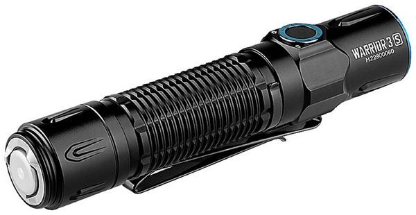 Produktbild: OLight Warrior 3S Warrior 3S LED Taschenlampe mit Holster, mit G&uuml;rtelclip akkubetrieben 2300 lm 176 g
