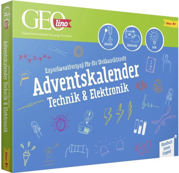 Produktbild: FRANZIS 67171 - GEOlino Technik & Elektronik Adventskalender