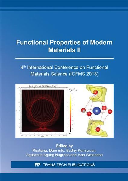 Produktbild: Functional Properties of Modern Materials II