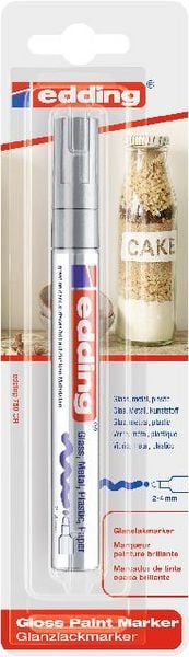 Produktbild: edding Glanzlackmarker 750 silber 2-4mm