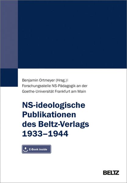 Produktbild: NS-ideologische Publikationen des Beltz-Verlags 1933-1944