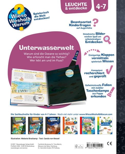 Produktbild: Wieso? Weshalb? Warum? Leuchte und entdecke - Unterwasserwelt