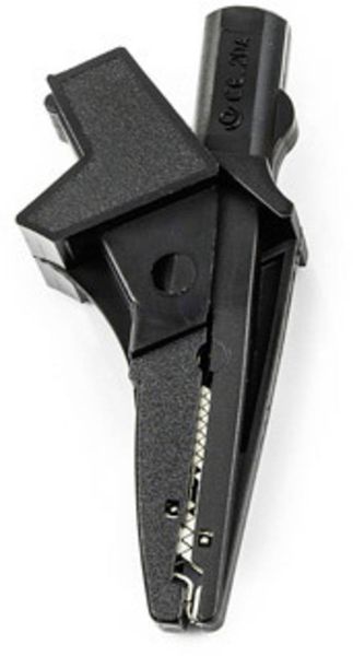 Produktbild: HT Instruments 5004-IECN Bananenstecker 1003140 Bananenbuchse, Buchse 4 mm, Steckanschluss 4 mm, Krokodilklemme CAT III 1000 V Schwarz 1 St.